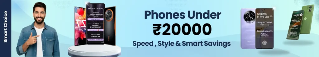 Explore the Best Phone under 20000 with amazing features on TrueDime banner