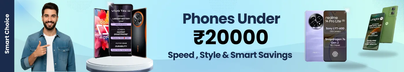 Explore the Best Phone under 20000 with amazing features on TrueDime banner